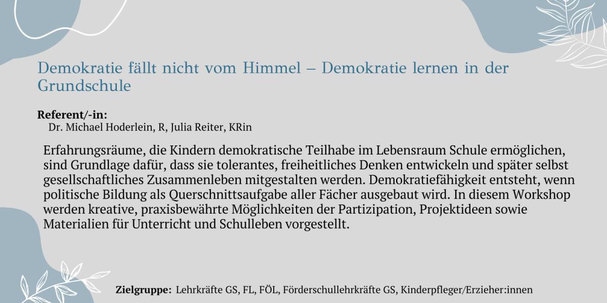 Münchner Lehrer*innen Tag 2024 Münchner Lehrer*innen Tag 2024