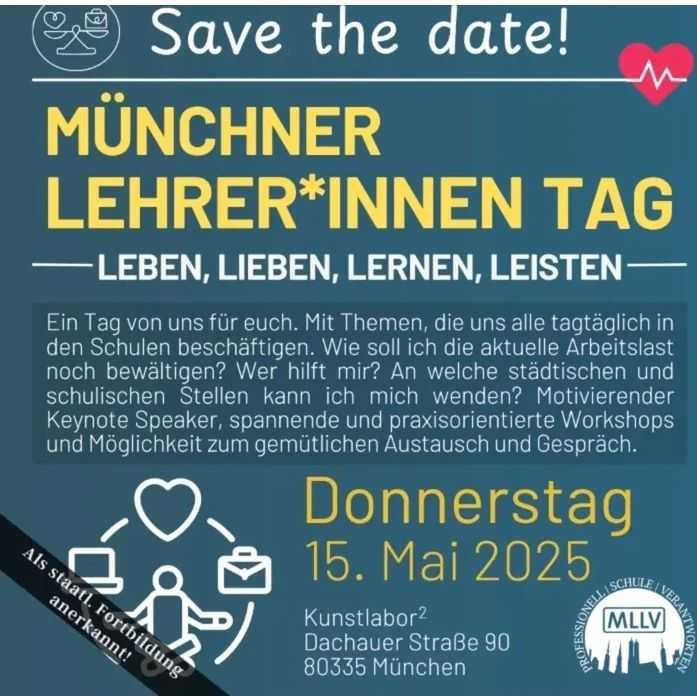 Münchner Lehrer*innen Tag 2025 Münchner Lehrer*innen Tag 2025