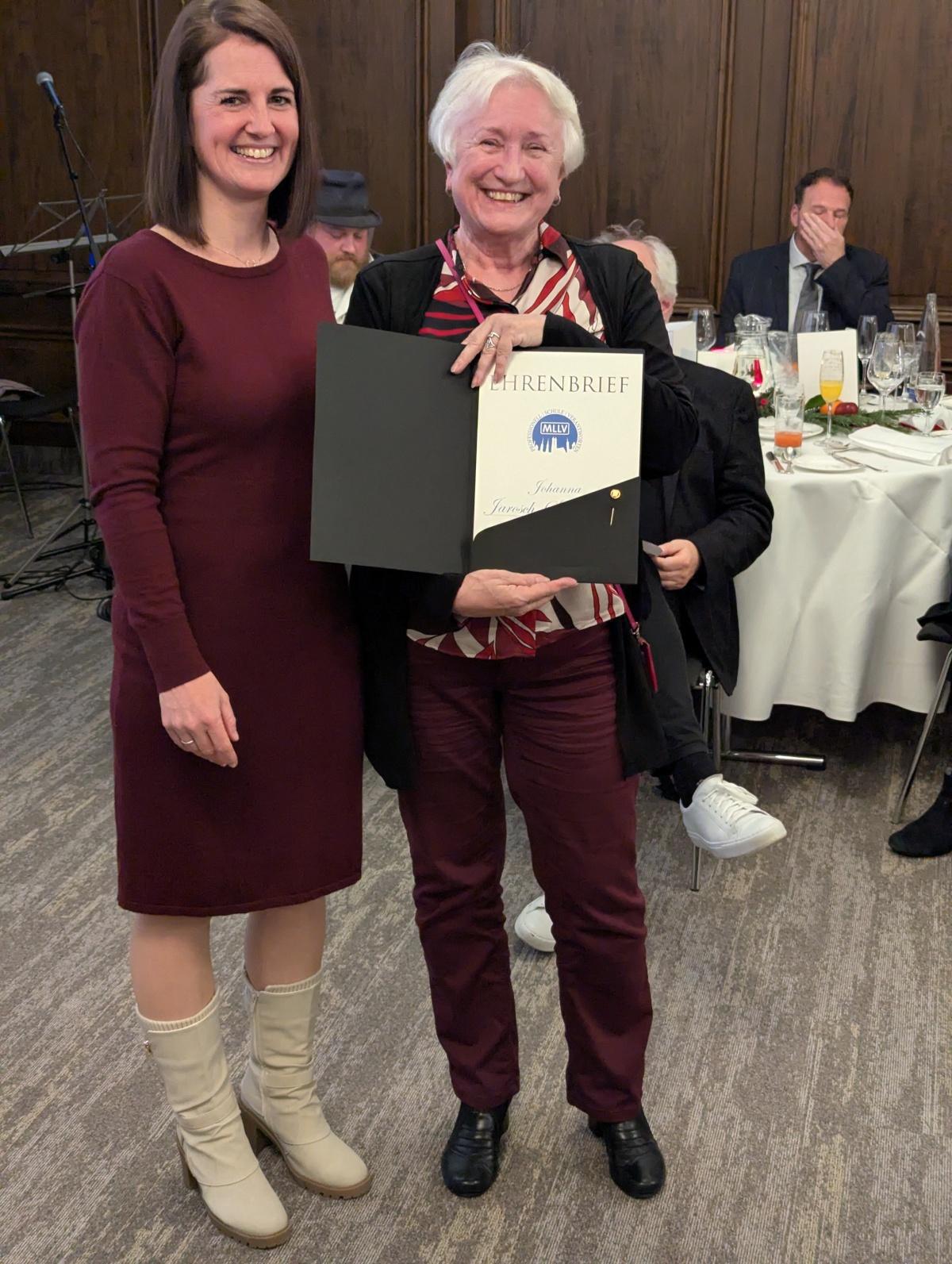 Der MLLV richtet auch 2025 wieder einen Ehrenabend für seine langjährigen Mitglieder aus Der MLLV richtet auch 2025 wieder einen Ehrenabend für seine langjährigen Mitglieder aus