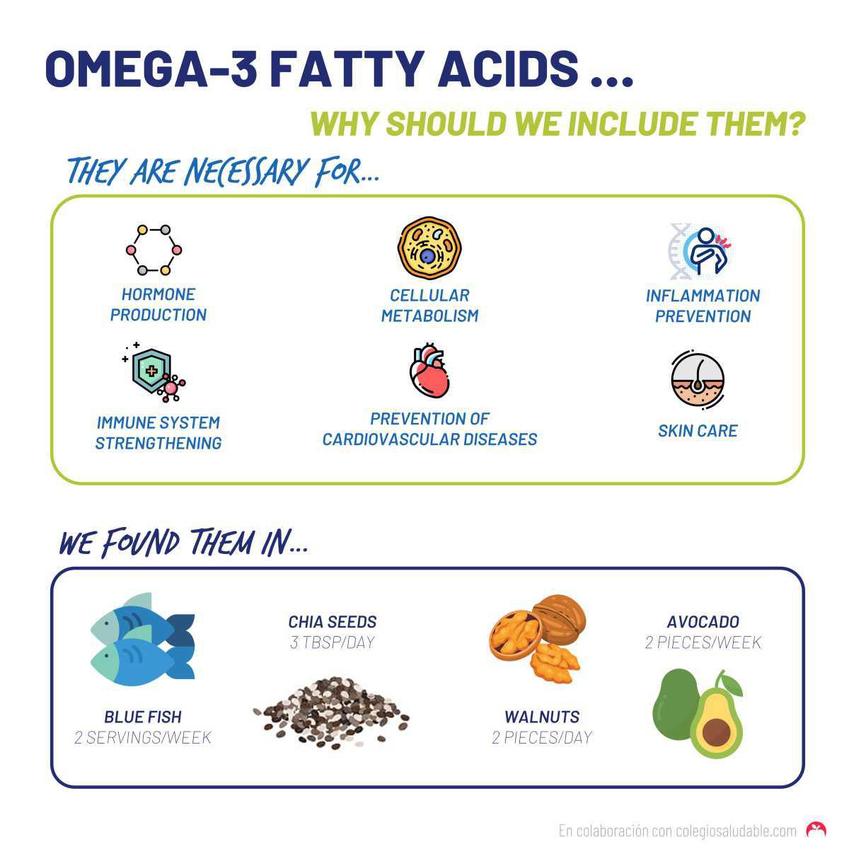 Ac. grasos omega 3 ¿Por qué deberíamos incluirlos en nuestra alimentación?