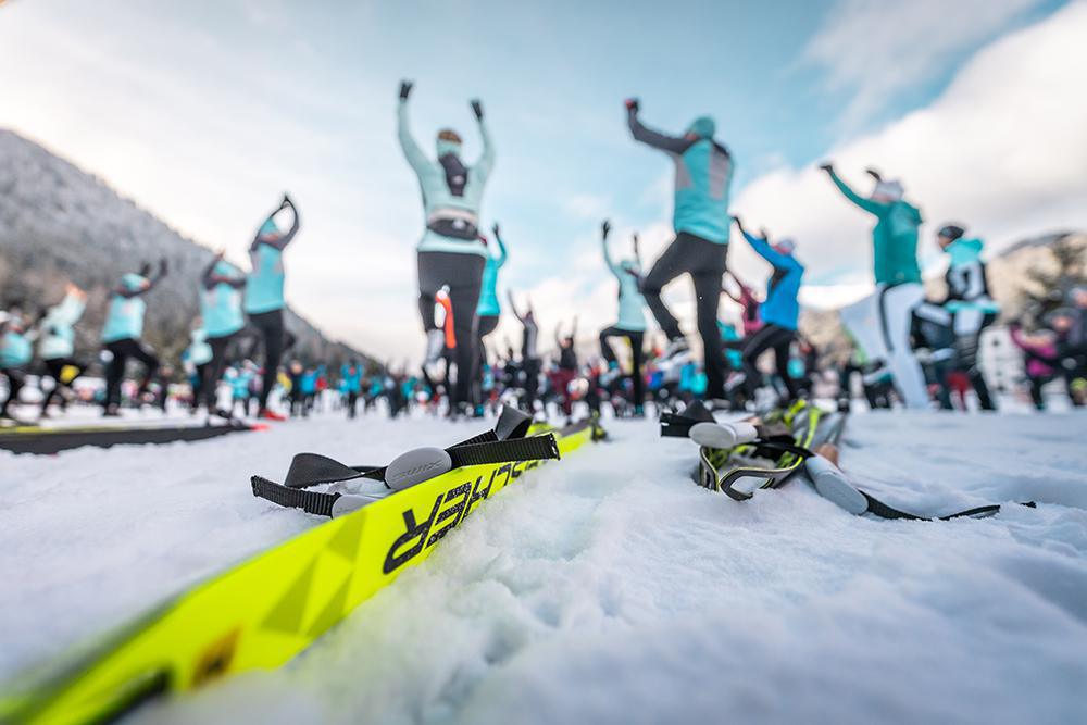 Der Langlaufplausch erfreut sich grosser Beliebtheit Der Langlaufplausch erfreut sich grosser Beliebtheit