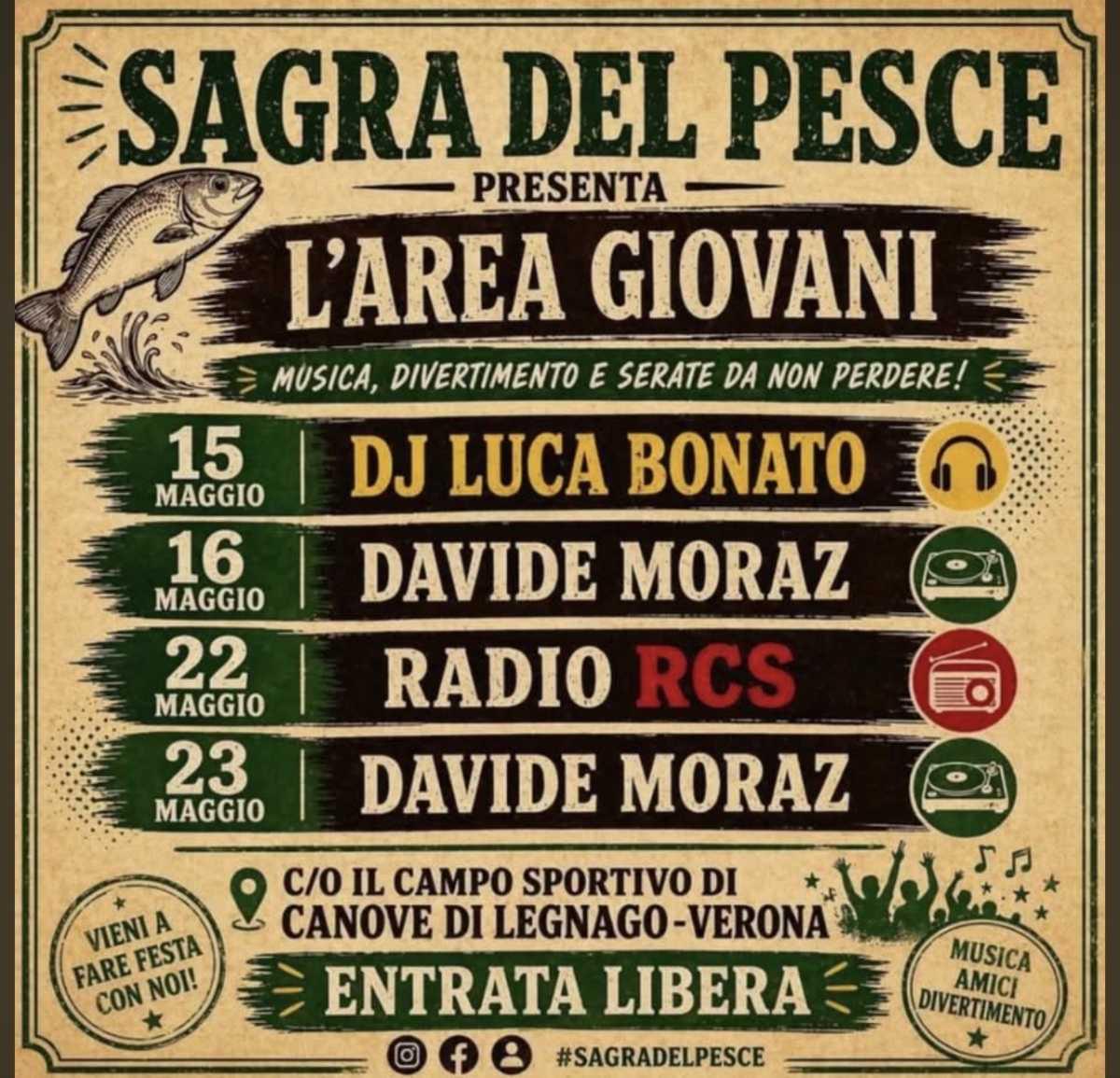 🎧 Davide Moraz Live – Sagra del Pesce 2026