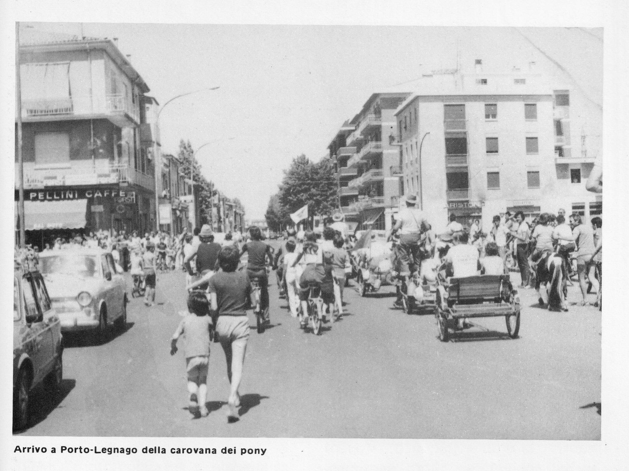 Carovana dei pony  Porto di Legnago fine anni '70
