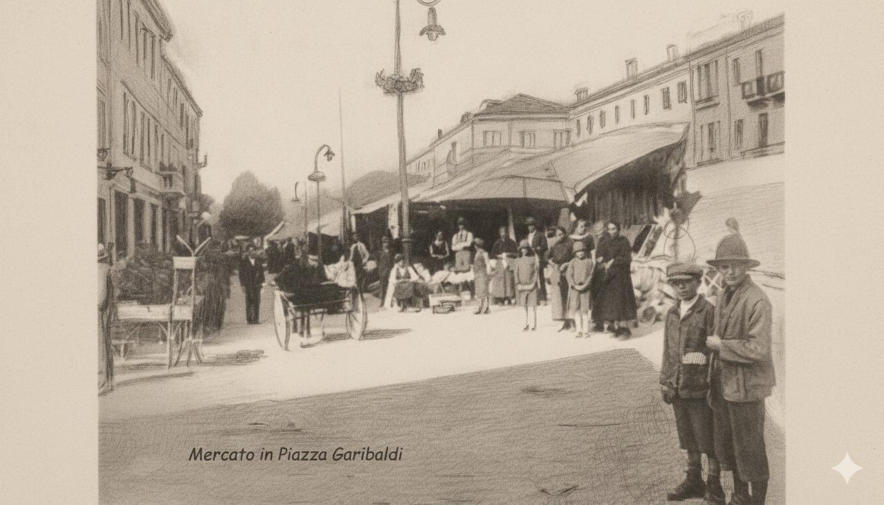 Mercato in Piazza Garibaldi
