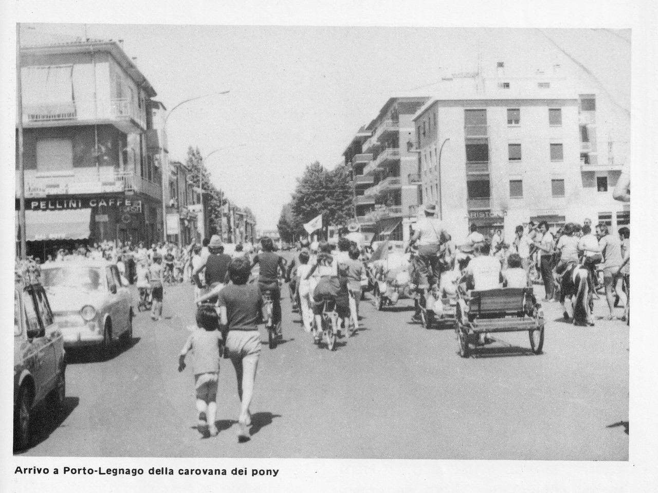 Carovana dei pony  Porto di Legnago fine anni '70