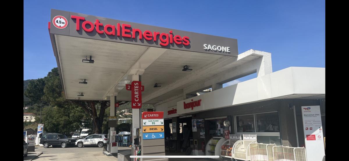 Station-service TOTAL - Le Relais du pont de Sagone 