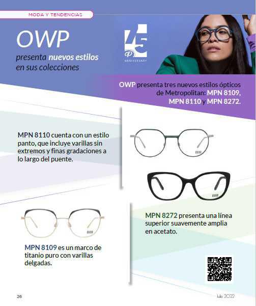 OWP presenta nuevos estilos en sus colecciones