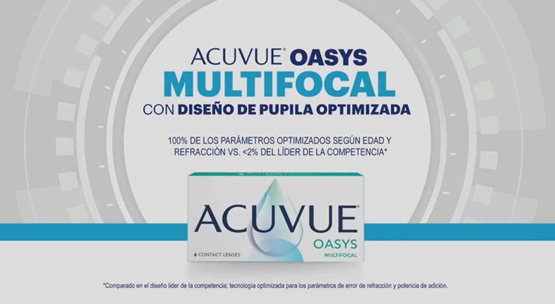 Lanzamiento del ACUVUE® OASYS MULTIFOCAL con diseño optimizado de pupila