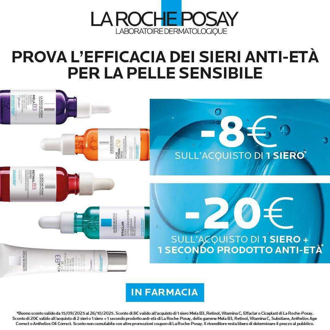 Promo antietà La Roche Posay 💙