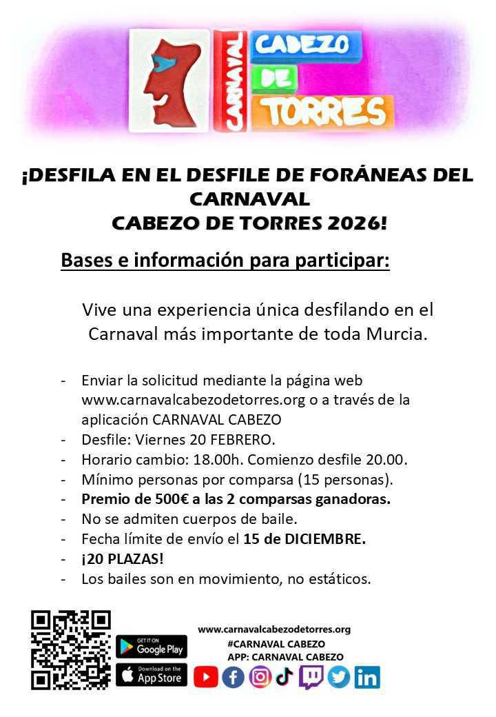 Inscripción y Bases Foráneas 2025