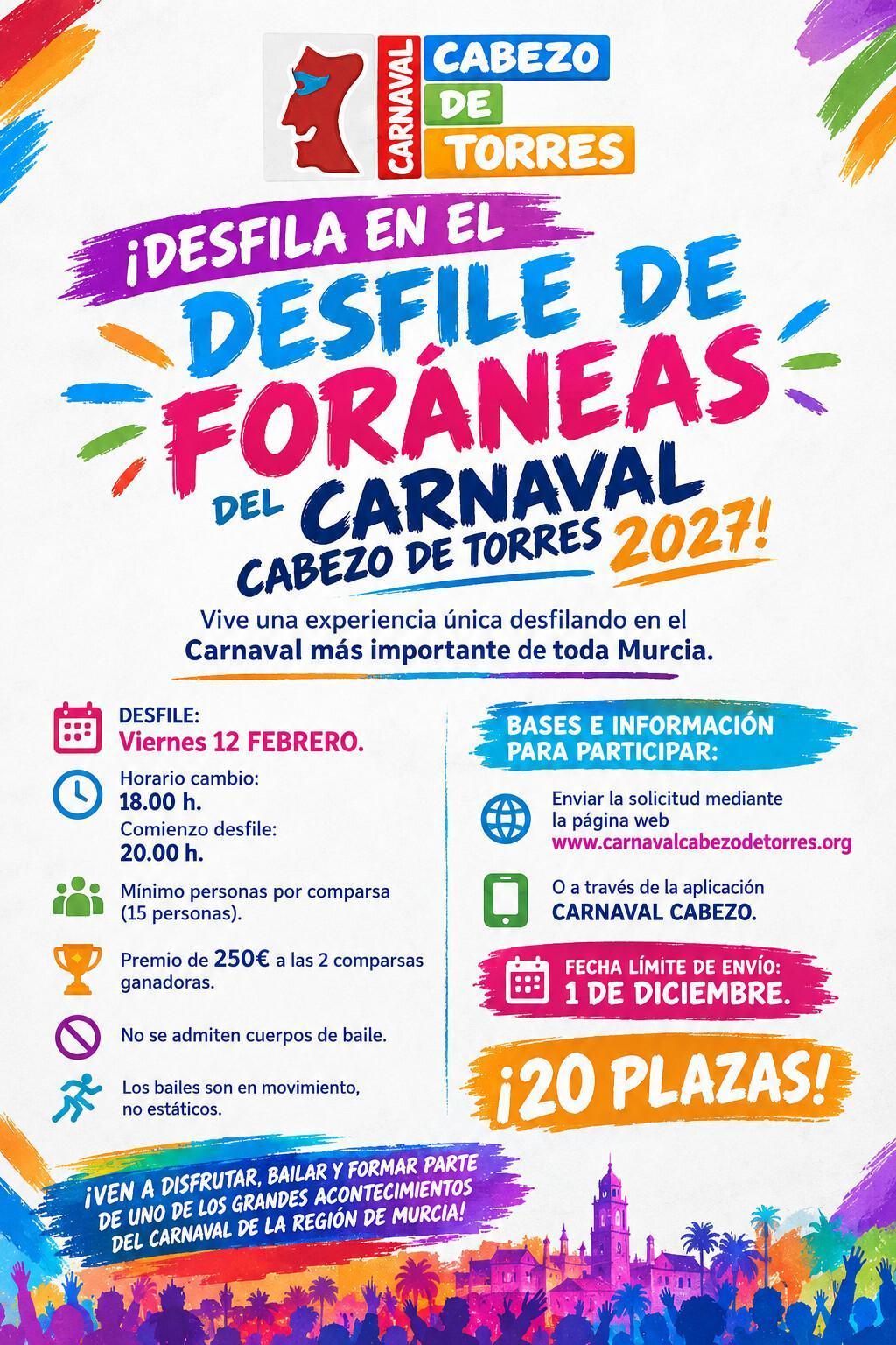 Inscripción y Bases Foráneas 2027