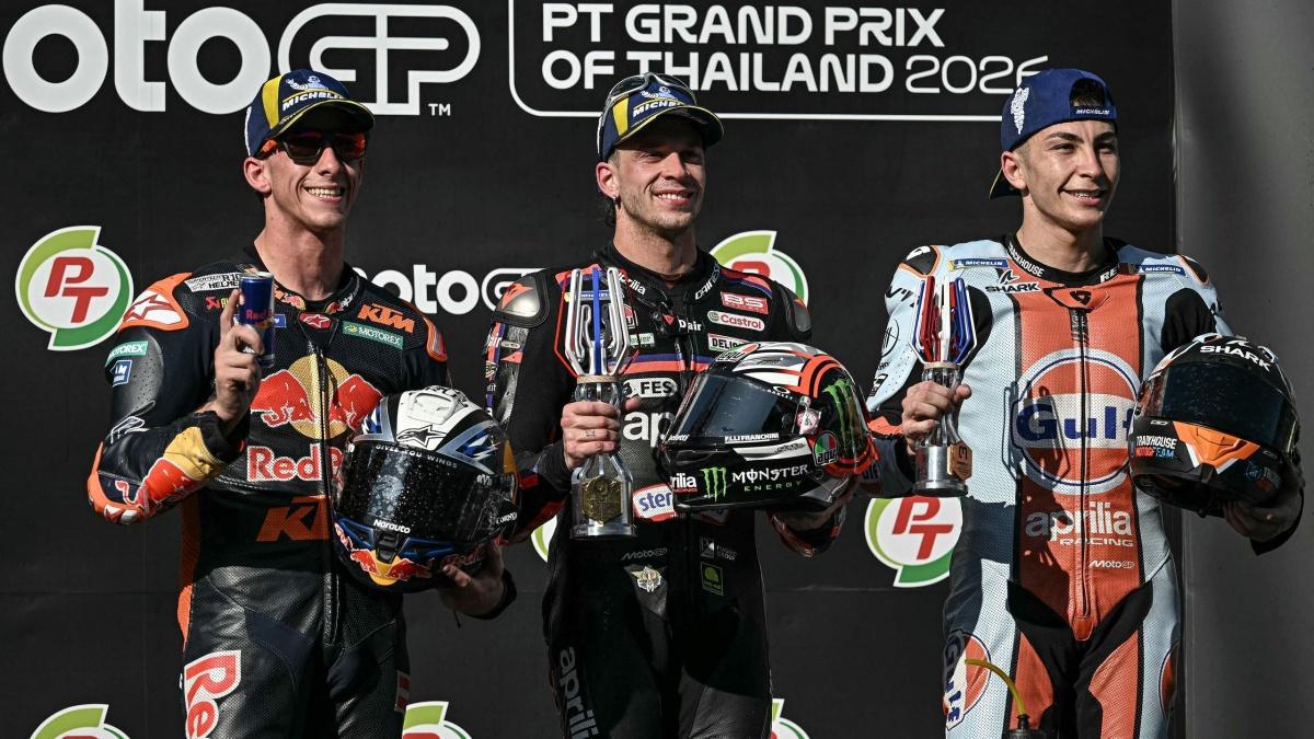 MotoGP Thailandia 2026: dominio Bezzecchi a Buriram, Aprilia in grande forma