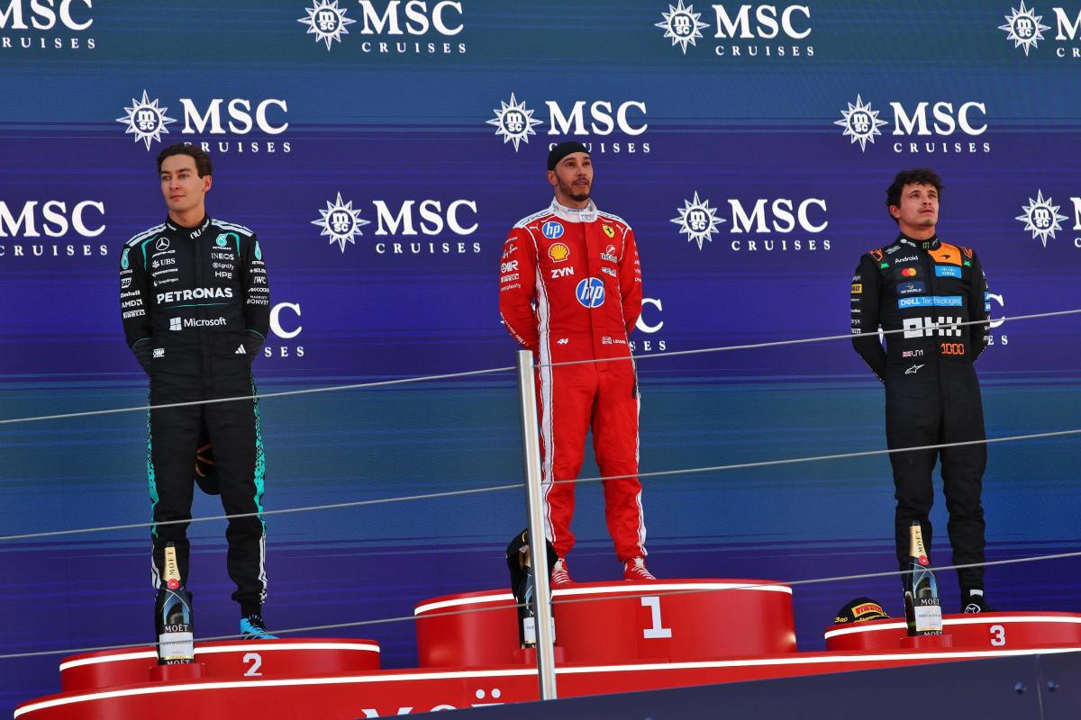 GP di Spagna 2026: Hamilton torna al successo con la Ferrari, Antonelli fuori scena GP di Spagna 2026: Hamilton torna al successo con la Ferrari, Antonelli fuori scena