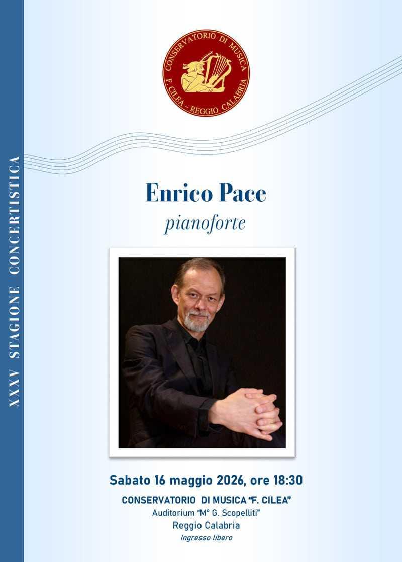 Enrico Pace - Pianoforte (concerto ore 18.30)