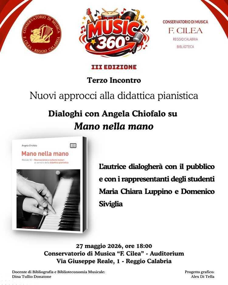 III Edizione - Terzo Incontro - Nuovi approcci alla didattica pianistica (inizio ore 18.00)