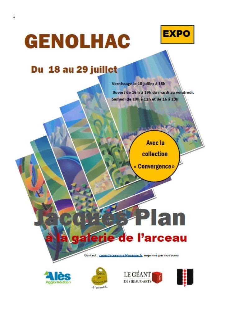 Exposition de Jacques PLAN à GENOLHAC