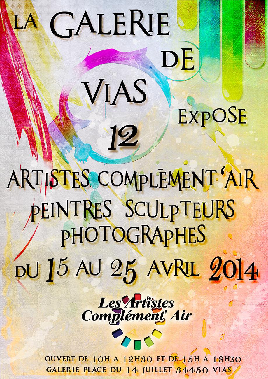 Galerie d'art de Vias - place du 14 juillet à VIAS.