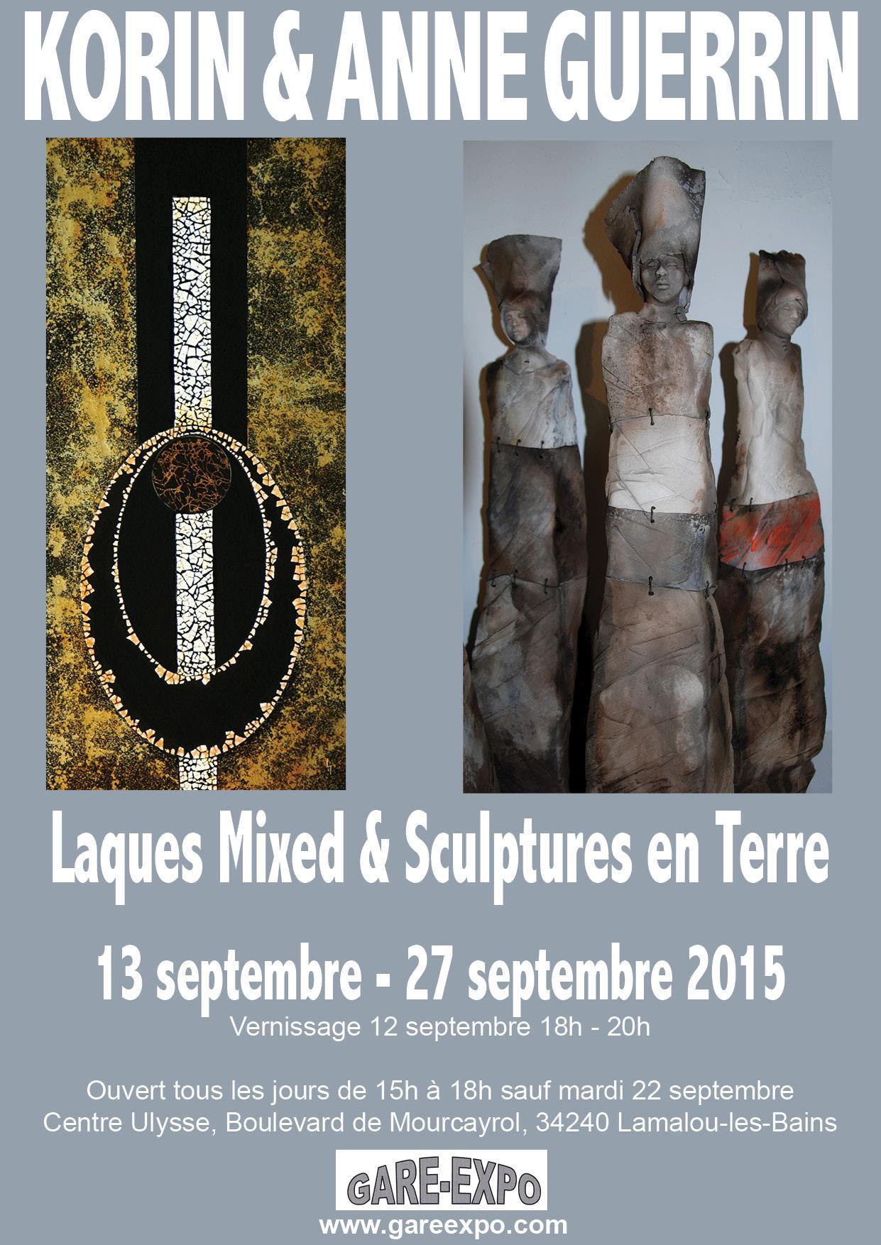 Korin &amp; Anne Guerrin exposent à Lamalou-les-Bains