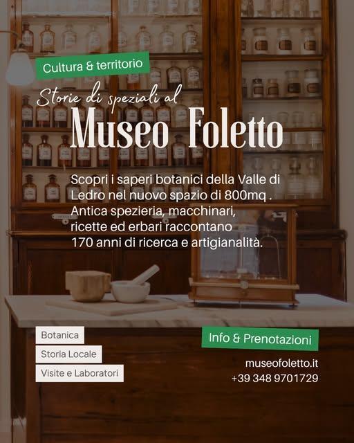 Museo Laboratorio Farmaceutico “Foletto” Museo Laboratorio Farmaceutico “Foletto”