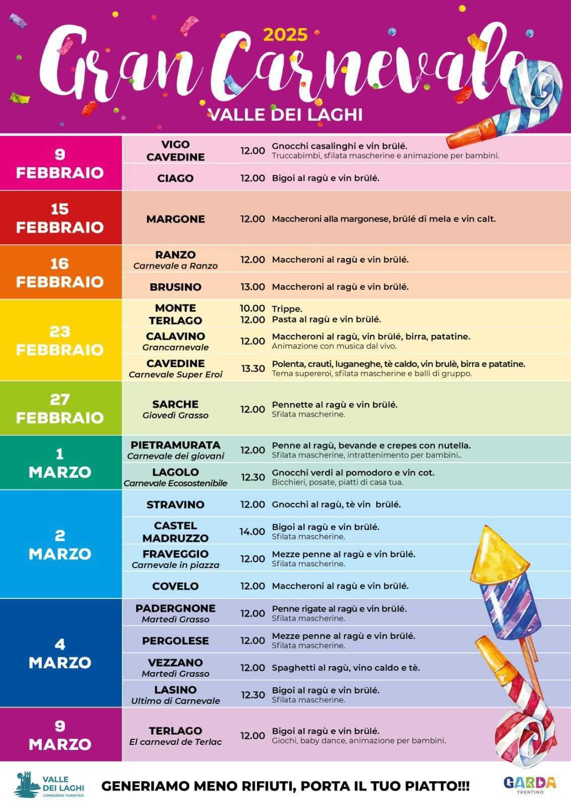 Gran Carnevale Valle dei Laghi Gran Carnevale Valle dei Laghi