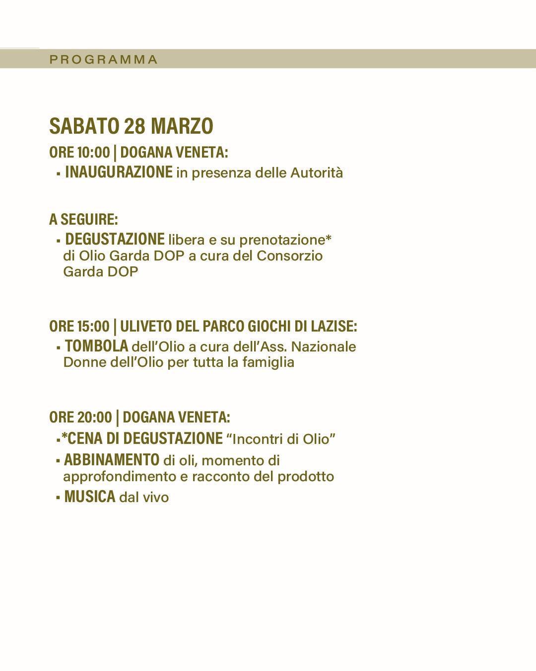 Lazise Oro Verde - Festival dell'olio DOP del Garda