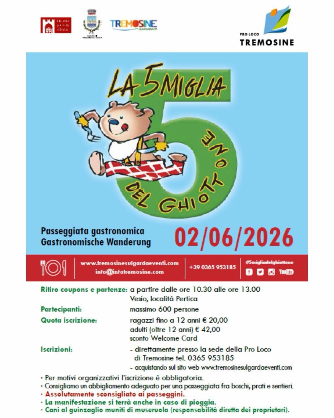 5 Miglia del Ghiottone a Tremosine sul Garda 5 Miglia del Ghiottone a Tremosine sul Garda