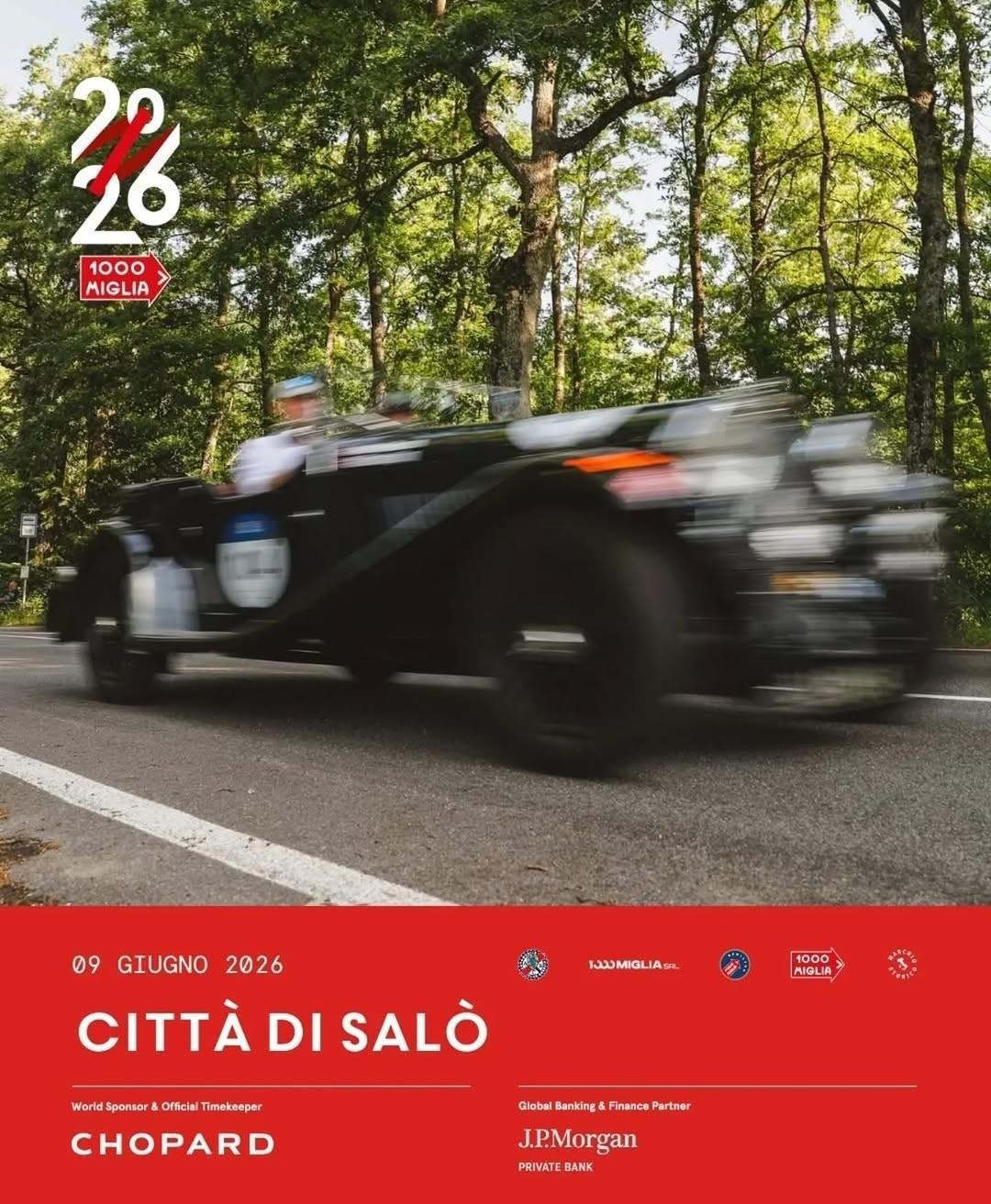 La "1000 Miglia" passa da Salò 