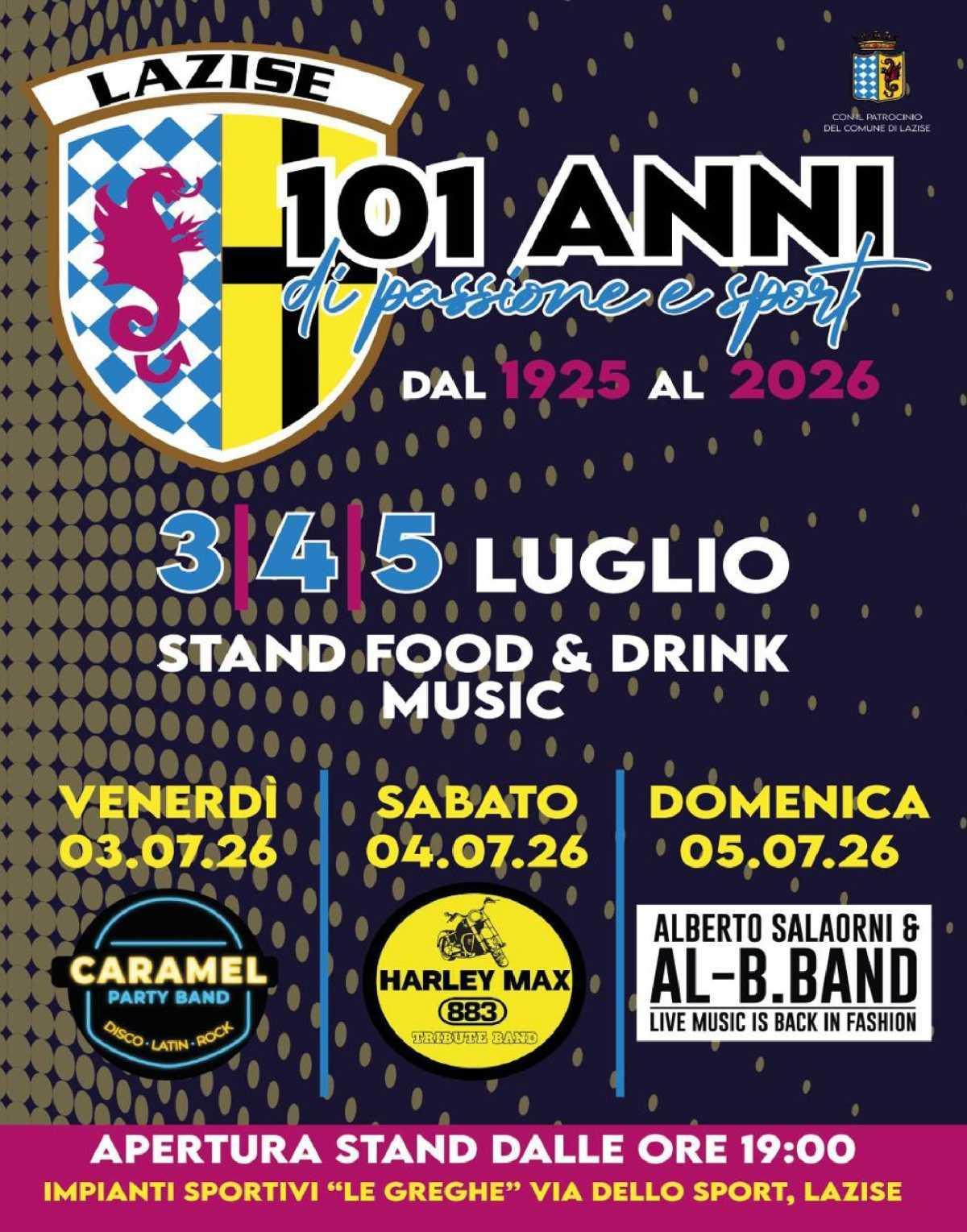 FESTA ASD LAZISE 3-4-5 Luglio
