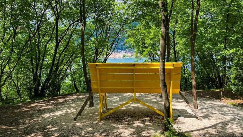 🌿 Il mondo visto dall'alto: la magia delle Grandi Panchine sul Lago di Garda