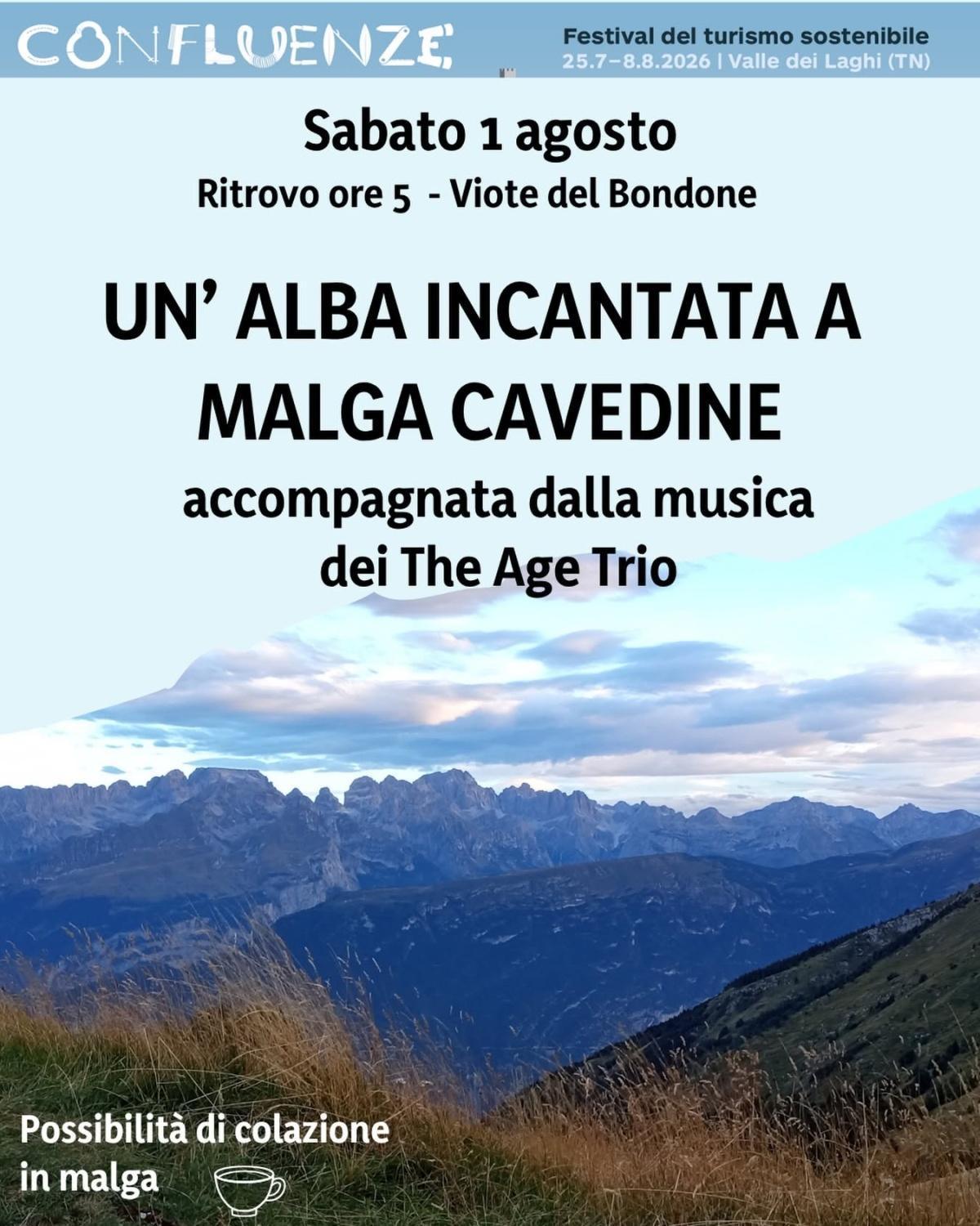 UN’ ALBA INCANTATA A MALGA CAVEDINE UN’ ALBA INCANTATA A MALGA CAVEDINE
