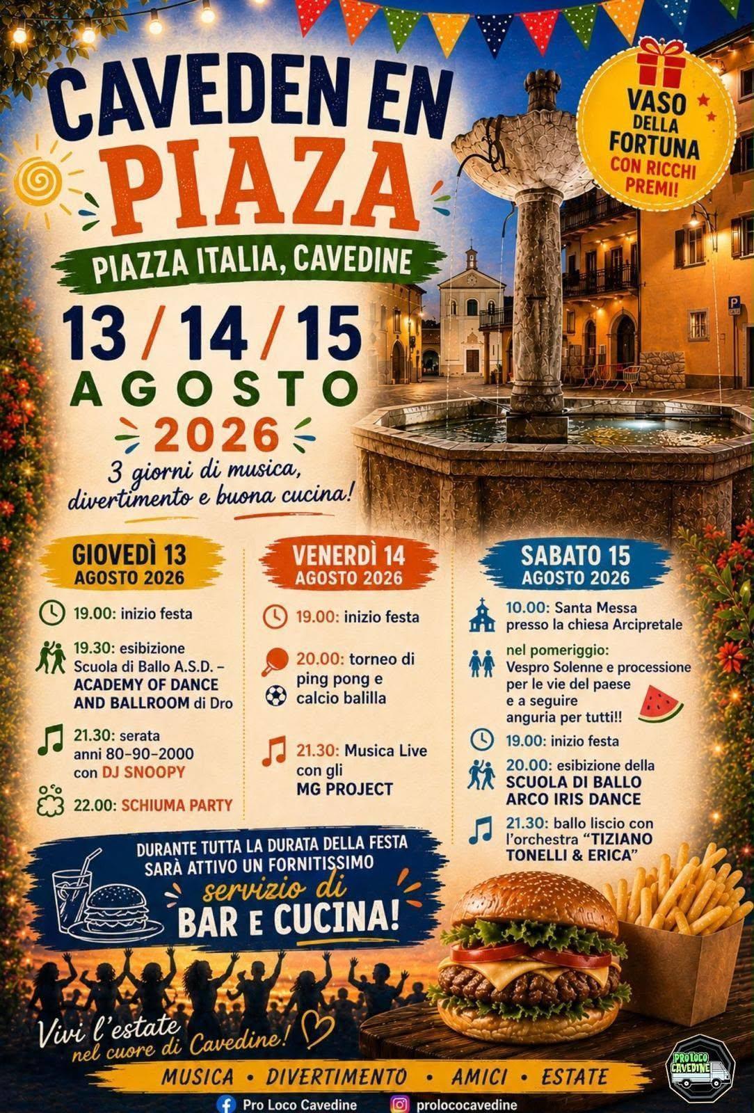 Caveden en piaza