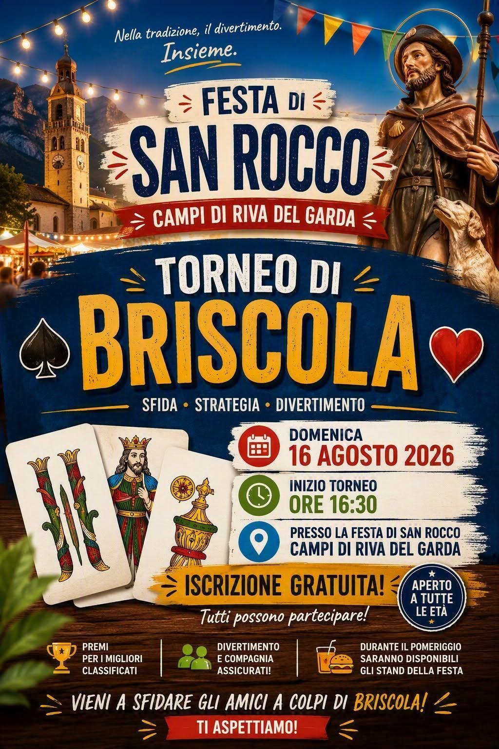 Torneo di Briscola della Festa di San Rocco Torneo di Briscola della Festa di San Rocco