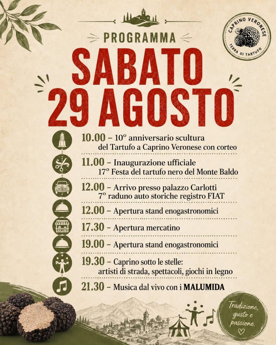 17^ Festa del Tartufo Nero del Monte Baldo