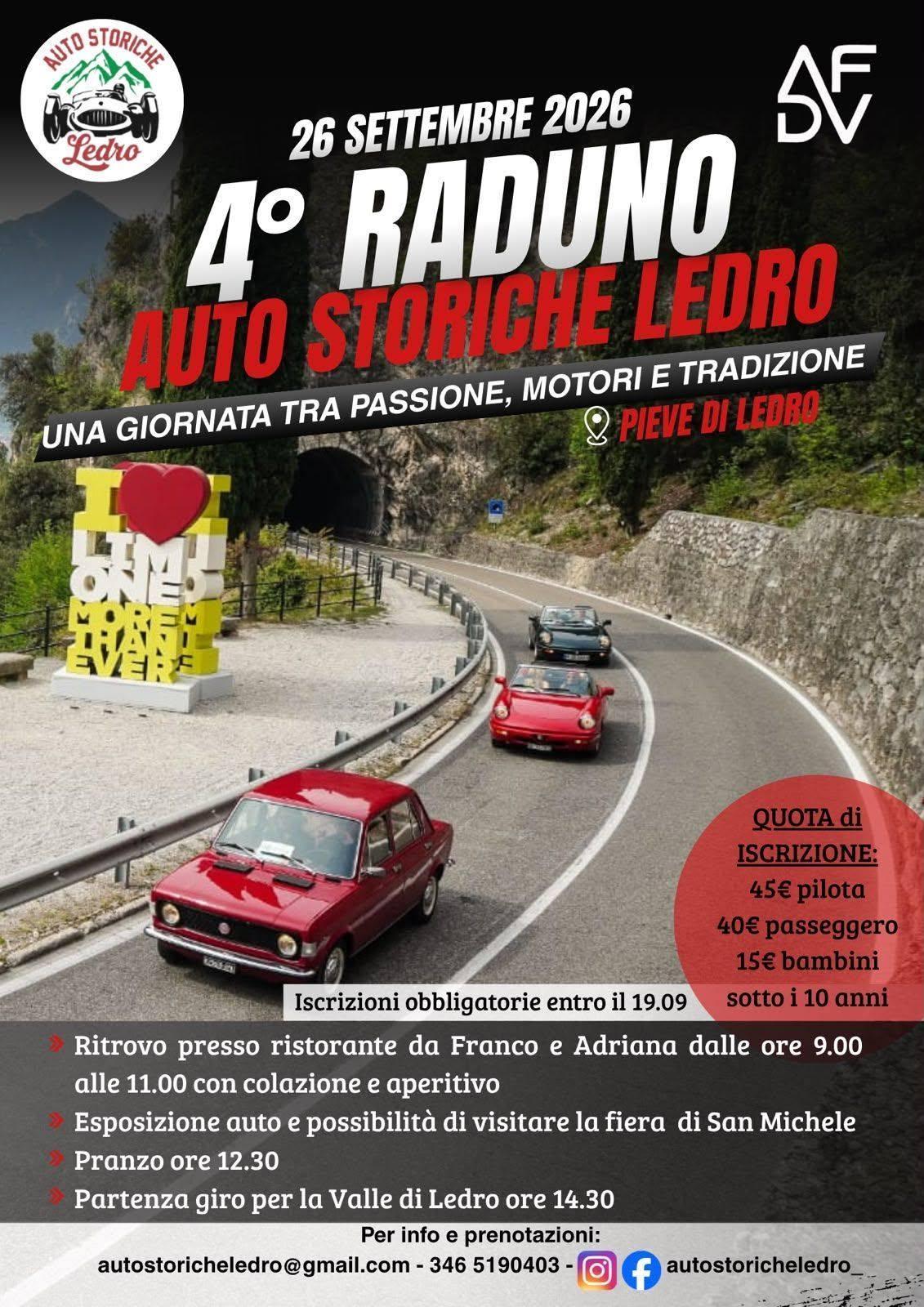 4° RADUNO AUTO STORICHE LEDRO