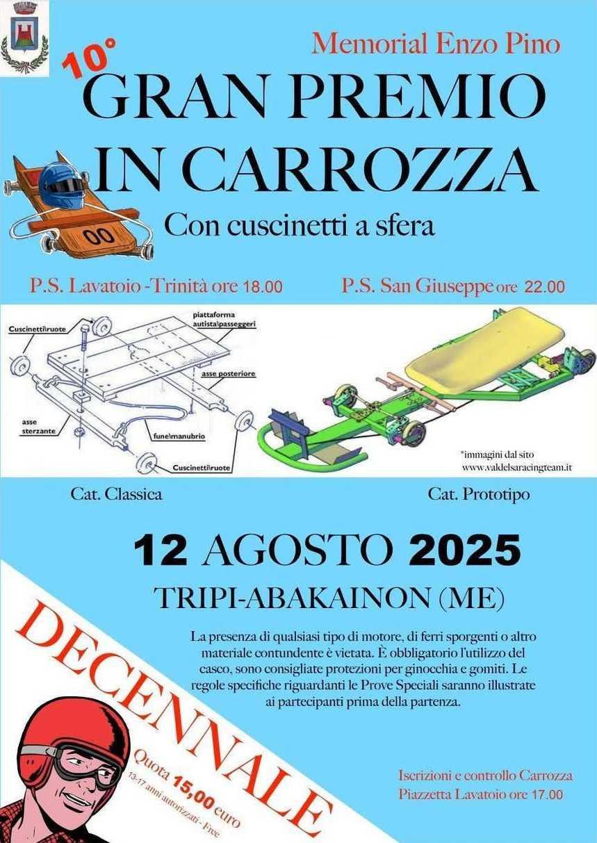 SPORT GP DELLE CARROZZE - Il decennale (inizio ore 18:00) SPORT GP DELLE CARROZZE - Il decennale (inizio ore 18:00)