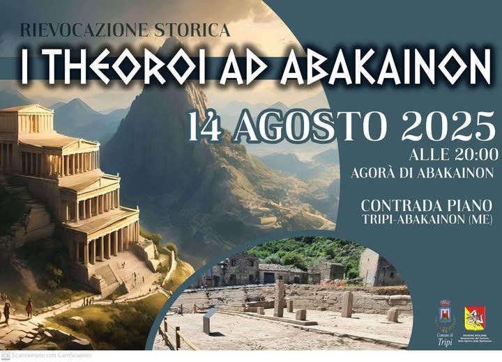 I THEOROI AD ABAKAINON- Rievocazione Storica di Elio Crifò (inizio ore 20:00) 