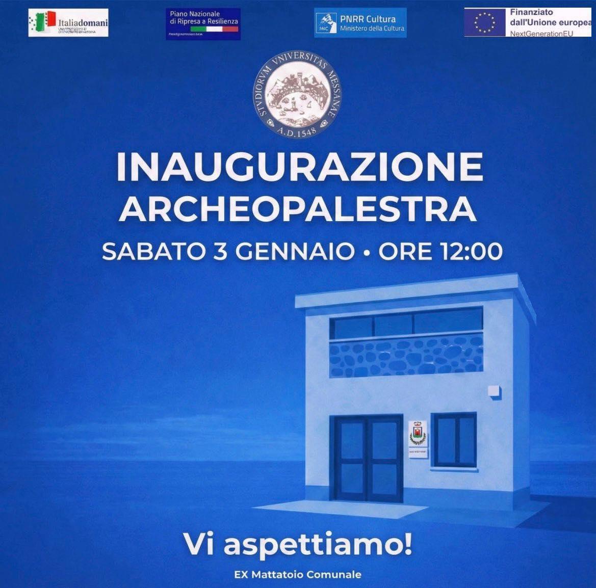 Inaugurazione Archeopalestra (dalle ore 12:00) 