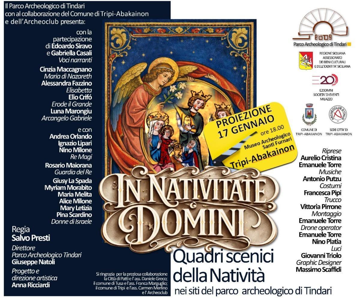 Proiezione “In Nativitate Domini - Quadri scenici della Natività” (inizio ore 18.00)
