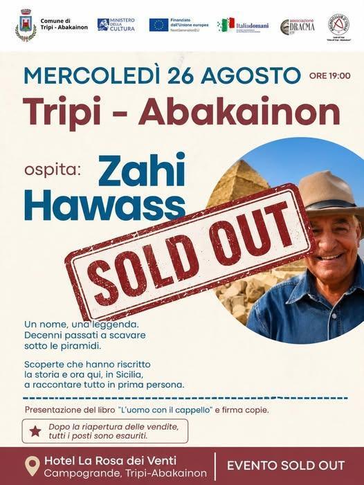 Zahi Hawass (dalle ore 19:00)