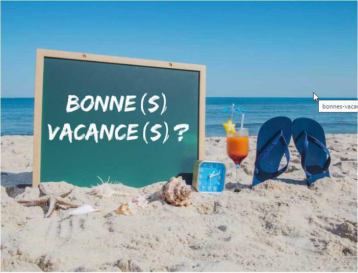 Bonnes Vacances 2025