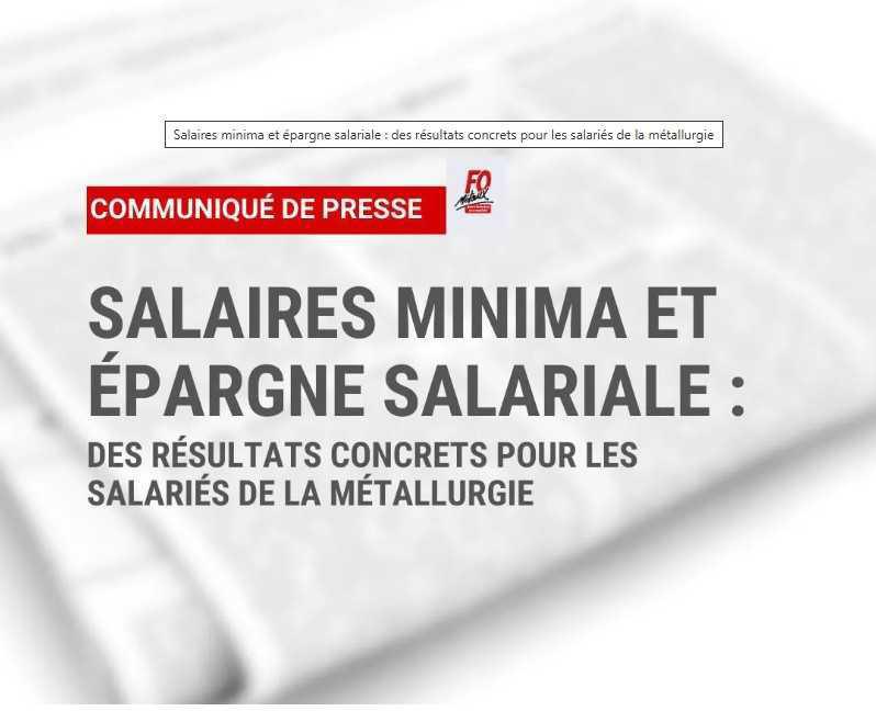 💶 Salaires Minima et Epargne Salariale - Quoi de neuf pour les salariés! 
