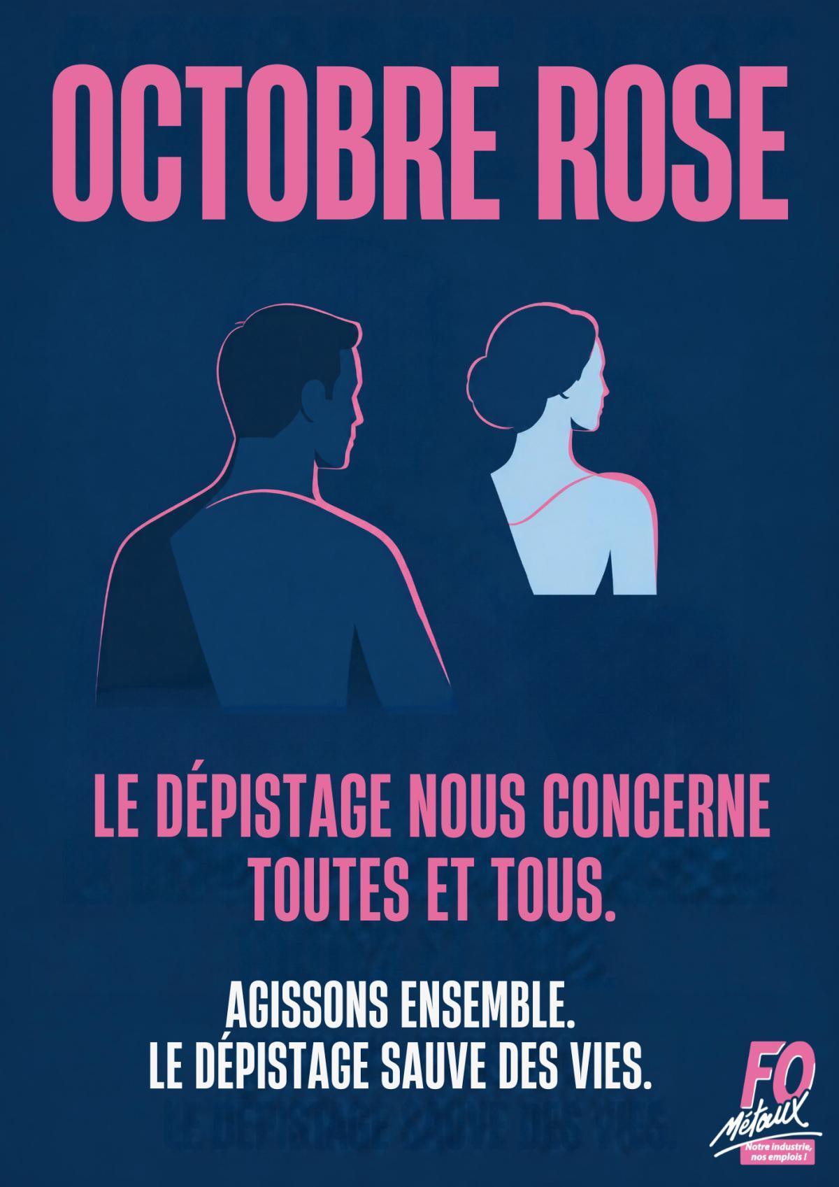 OCTOBRE ROSE le dépistage nous concerne tous