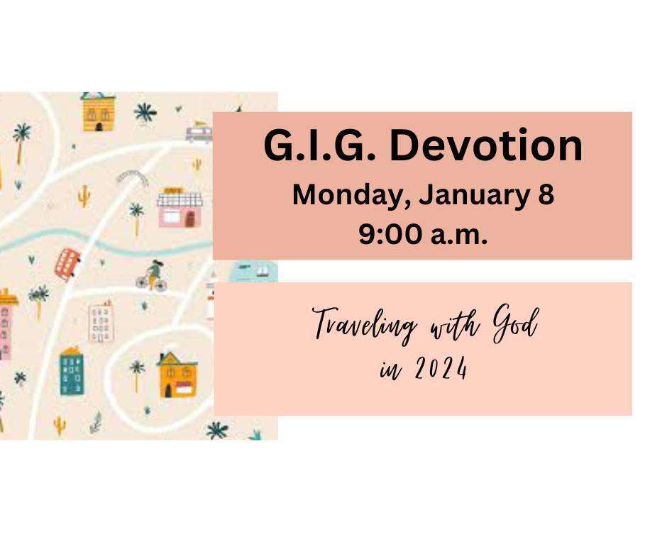  G.I.G Girlfriends Inspired By God - Virtual Coffee Chat