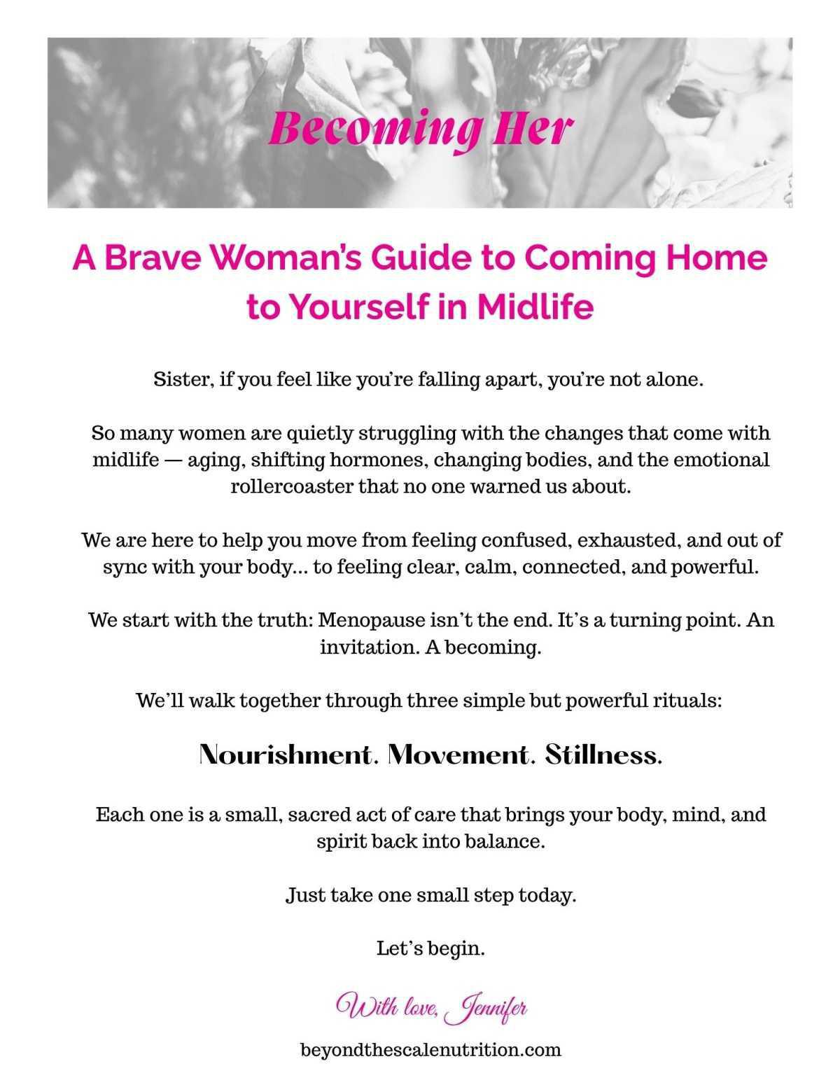 A Brave Woman’s Guide to Coming Home to Yourself in Midlife 