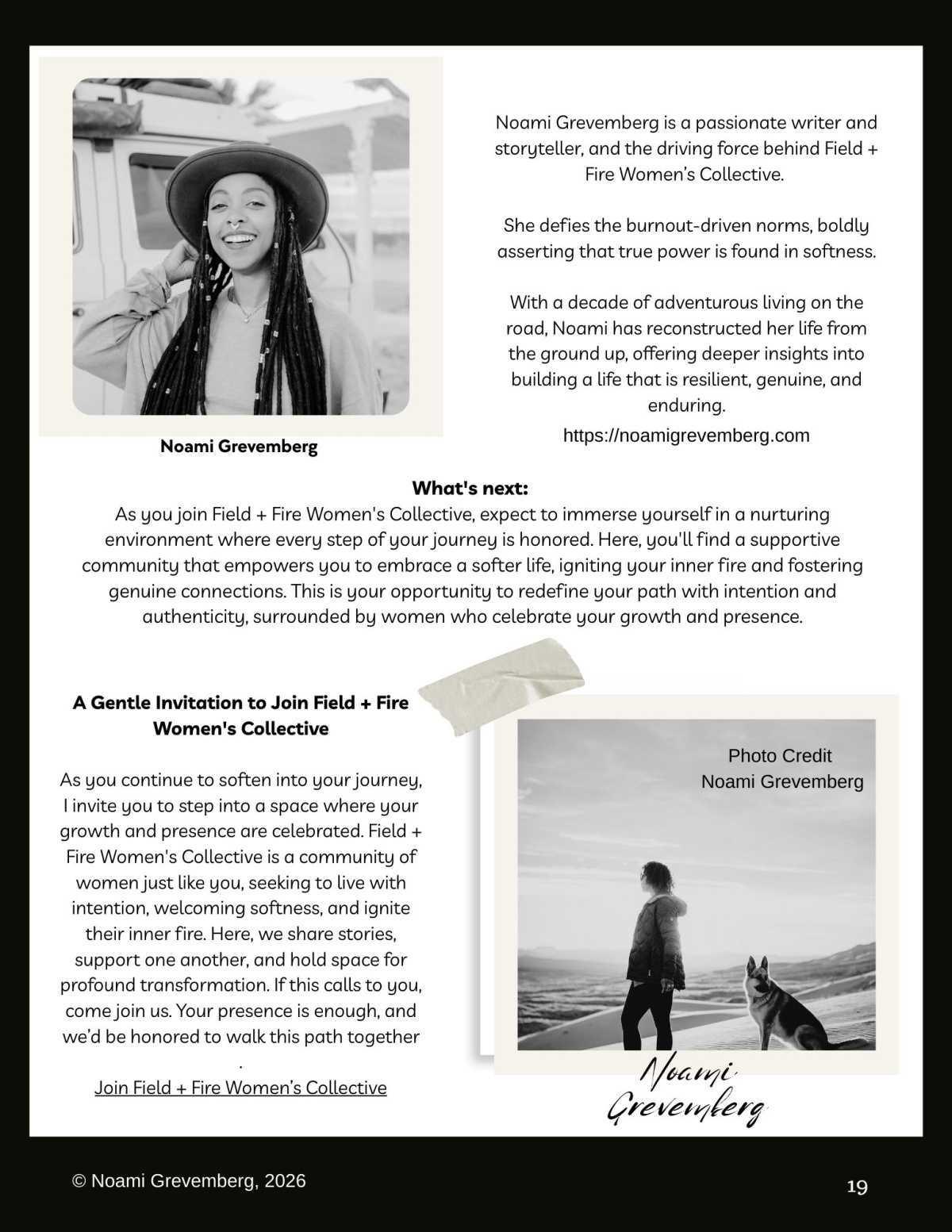 Welcome to Your Journey of Softening In with Noami Grevemberg