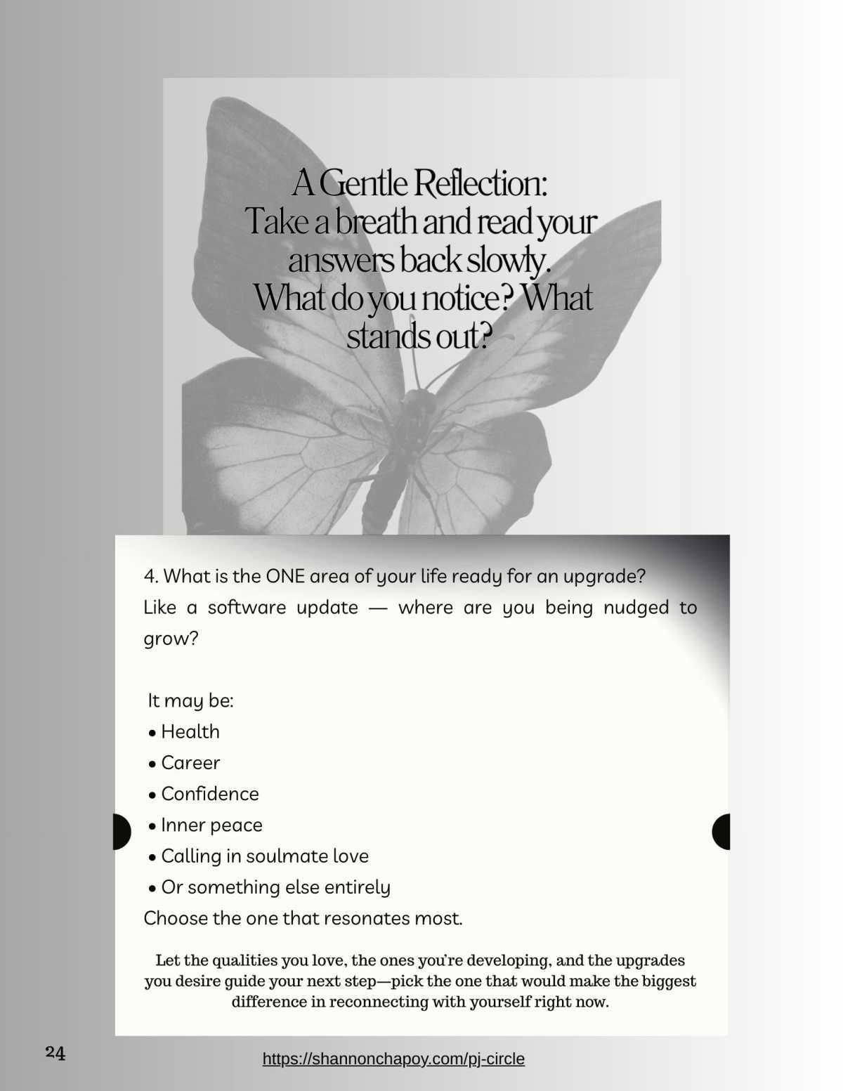 Reconnect with YOU! A reflection by Shannon Chapoy Reconnect with YOU! A reflection by Shannon Chapoy