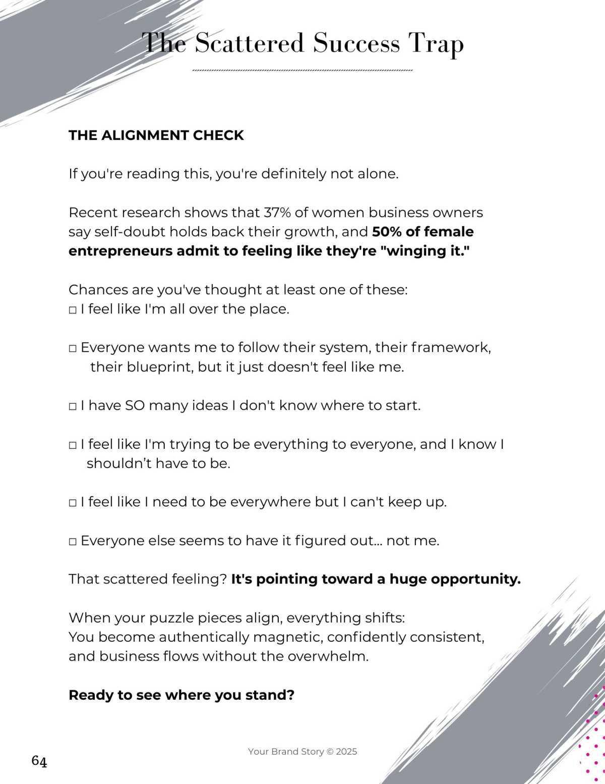 From Scattered to Aligned ~ Jenny Reyes From Scattered to Aligned ~ Jenny Reyes