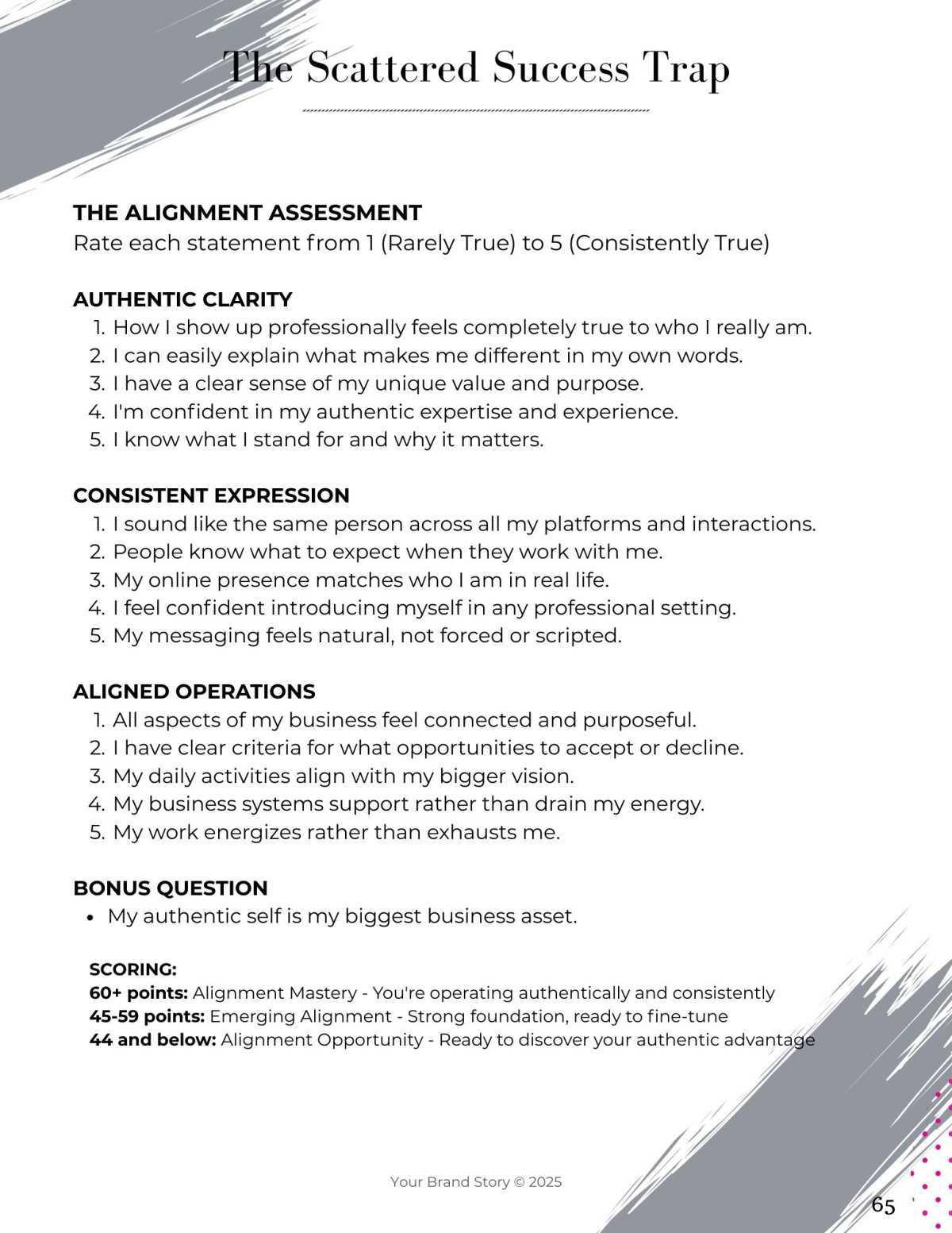 From Scattered to Aligned ~ Jenny Reyes