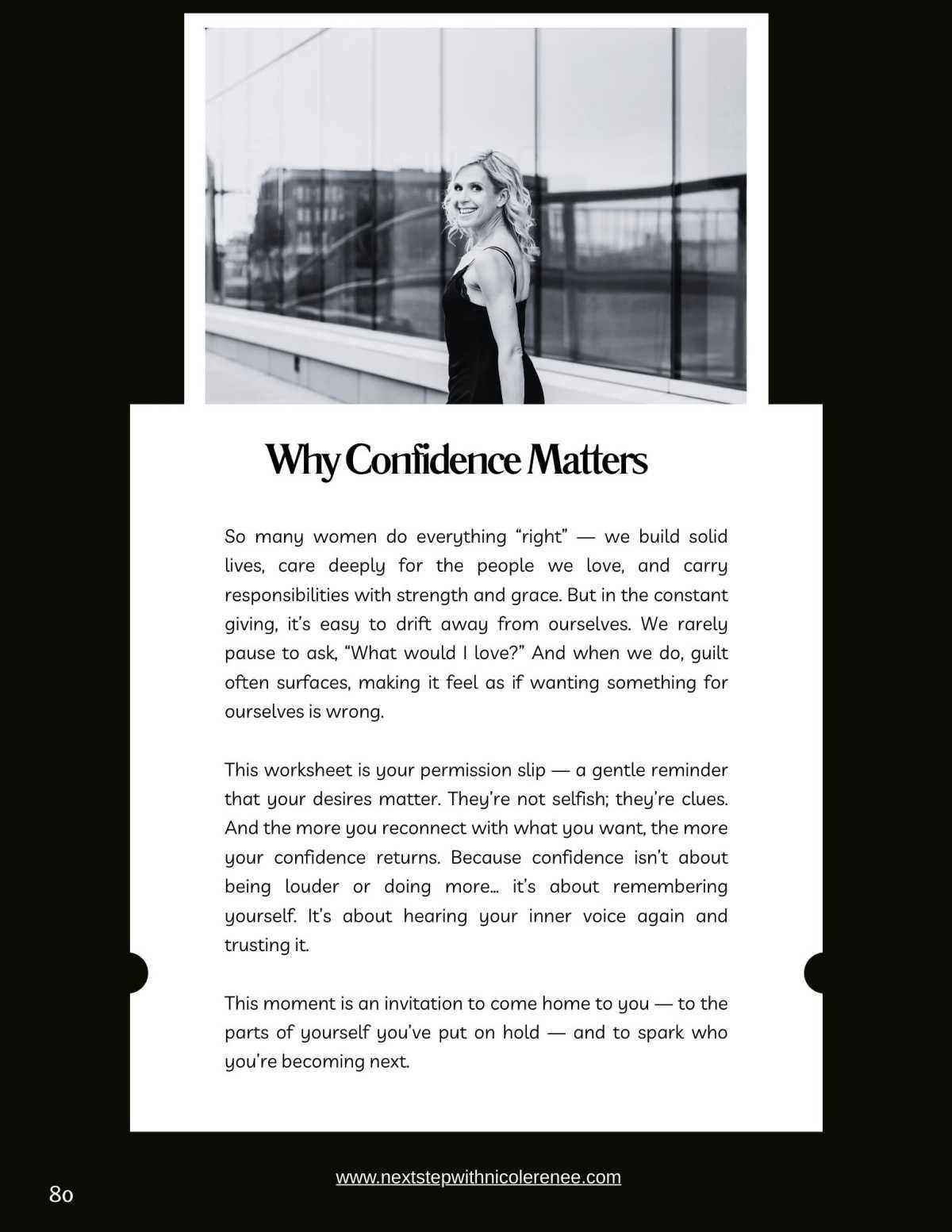 Confidence Blueprint ~ Nicole Cowley