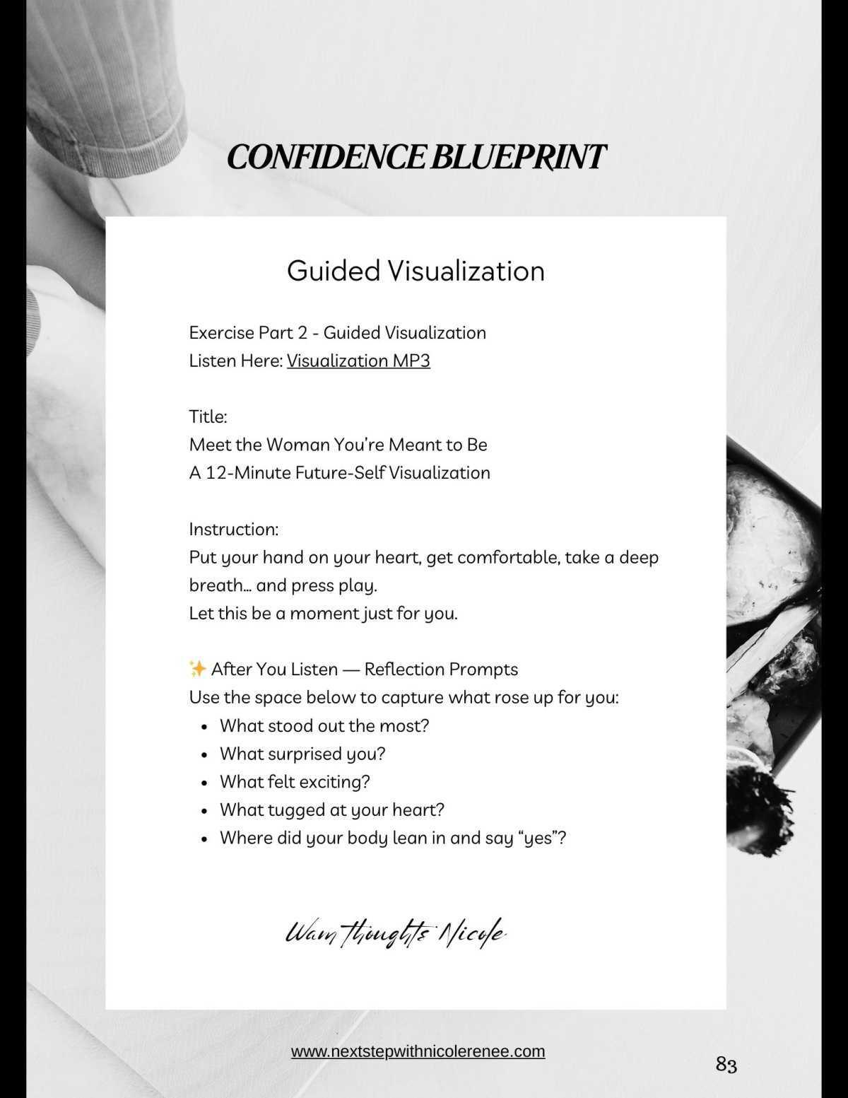 Confidence Blueprint ~ Nicole Cowley